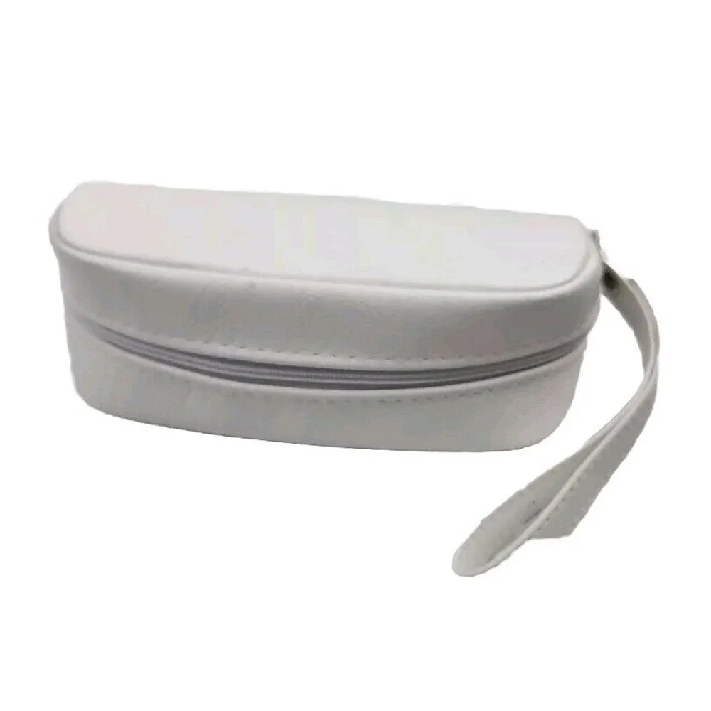 Oakley Sunglasses Eyeglasses Soft Shell Case Zipper Logo White W/ Bag